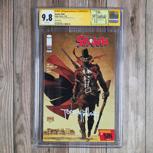 Spawn #309 CGC 9.8 WP Custom Label, SS Signed by Todd McFarlane, 3rd Print, 1st Appearance of a New Gunslinger Spawn (Cert 2021)