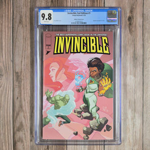 Invincible Foil Edition #1 CGC 9.8 WP Walker Variant Cover, Invincible #1 Comic Shop Exclusive PS5 Promo Reprint  (Cert 3023)