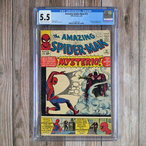 Amazing Spider-Man #13 CGC 5.5 1st appearance of Mysterio (Cert 1001)