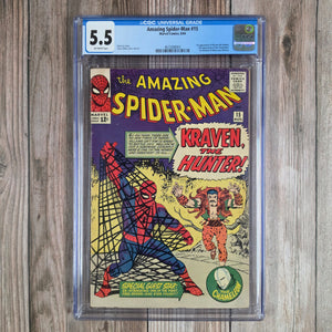 Amazing Spider-Man #15 CGC 5.5 1st appearance of Kraven the Hunter (cert 8003)