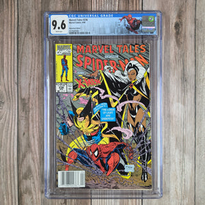 Marvel Tales #236 CGC 9.6 WP Custom Label, Todd McFarlane Cover NEWSSTAND EDITION (Cert 7002)