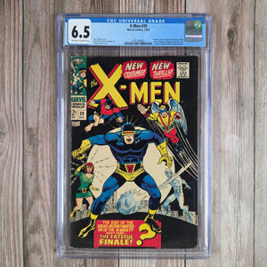 X-Men #39 CGC 6.5 Debut of new X-Men suits, Origin of Cyclops (Cert 8003)