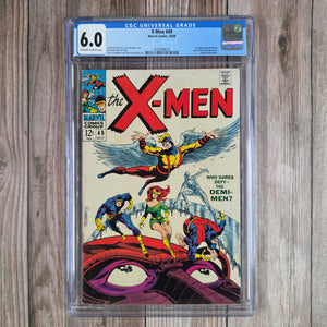 X-Men #49 CGC 6.0 1st Appearance of Polaris & Mesmero, Origin of Beast, From WILBUR Collection* (Cert 8010)