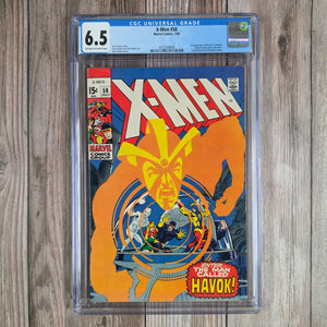 X-Men #58 CGC 6.5 1st Appearance of Havok in Costume (Cert 8006)
