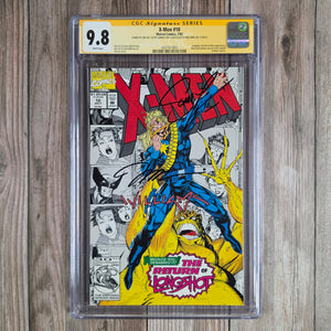 X-Men #10 CGC 9.8 WP SS Signed by Jim Lee, Scott Lobdell, and Scott Williams Return of Longshot (Cert 7003)