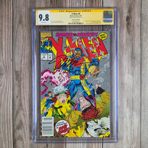 X-Men #8 CGC 9.8 WP SS Signed by Jim Lee , 1st Appearance of Bella Donna Boudreaux NEWSSTAND EDITION(Cert 9025)