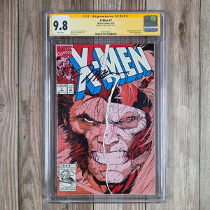X-Men #7 CGC 9.8 WP SS Signed by Jim Lee, ICONIC Wolverine vs Omega Red Cover Art (Cert 6012)