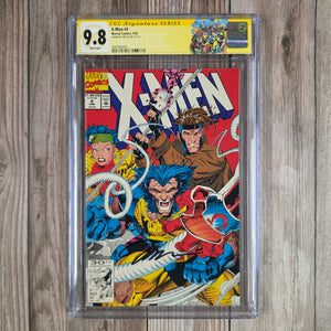 X-Men #4 CGC 9.8 WP Custom Label, SS Signed by Jim Lee 1st Full Appearance of Omega Red (Cert 6003)