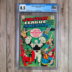 Justice League of America #43 CGC 8.5 1st Appearance of the Royal Flush Gang (Cert 6022)