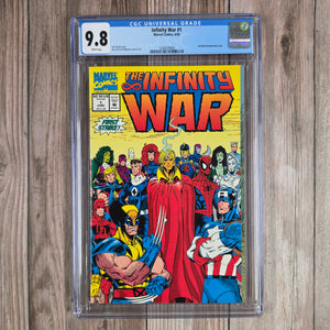 Infinity War #1 CGC 9.8 WP Gatefold Wraparound Cover 1st Appearance of Spider-Man Doppelganger (Cert 9003)