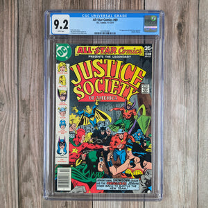 All-Star Comics #69 CGC 9.2 WP 1st Cameo Appearance of Huntress (Cert 3001)