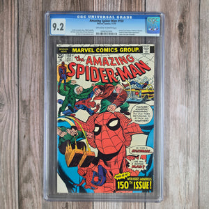Amazing Spider-Man #150 CGC 9.2 Cover art by Gil Kane and Frank Giacoia (Cert 2004)