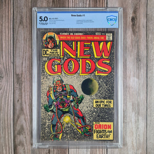 New Gods #1 CBCS 5.0 1st Appearance of Orion, Lightray, Metron & Highfather, Premiere Issue (Cert 009)