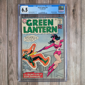 Green Lantern #16 CGC 6.5 Origin & 1st Appearance of Silver Age Star Sapphire (Cert 1009)