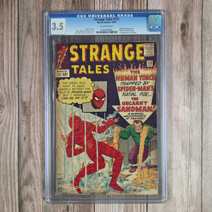 Strange Tales #115 CGC 3.5 Origin of Doctor Strange, Origin of Baron Mordo, 2nd Appearance of Sandman Cover art by Jack Kirby and Steve Ditko (Cert 9005)