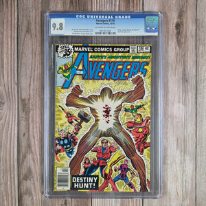 Avengers #176 CGC 9.8  Korvac, Captain Marvel, & Starhawk appearance (Cert 103)