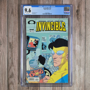 Invincible #10 CGC 9.6 1st appearance of Doc Seismic, a demented scientist suspected of having brain damage from his earthquake creating technology (cert 6003)
