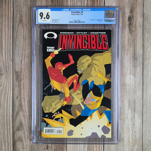 Invincible #9 CGC 9.6 1st team appearance of the Lizard League: King Lizard, Iguana, Komodo Dragon, Salamander (cert 7001)