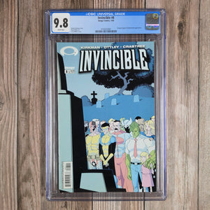 Invincible #8 CGC 9.8 1st appearance of Damien Darkblood, a demon detective (cert 5001)