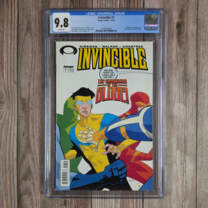 Invincible #7 CGC 9.8 1st appearance of Bi-Plane (cert 6004)