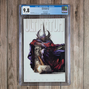 Ultimatum #1 CGC 9.8 WP Finch Variant Cover 1:100 Retailer Incentive Magneto Cover Art (Cert 7007)