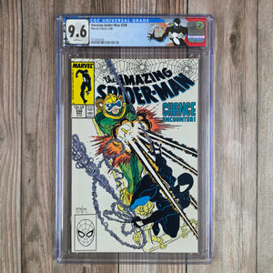 Amazing Spider-Man #298 CGC 9.6 WP Custom Label, 1st cameo appearance of Venom  (Cert 5006)