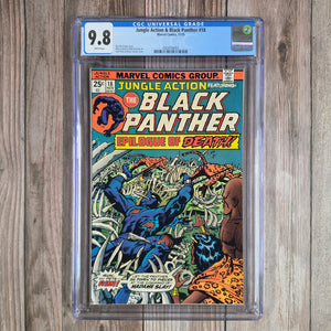 Jungle Action #18 CGC 9.8 WP 1st Appearance of Madam Slay, Conclusion of The Panther's Rage (Cert 8003)
