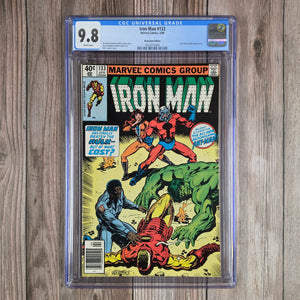 Iron Man #133 CGC 9.8 WP Cover art by Bob Layton NEWSSTAND EDITION (Cert 3004)