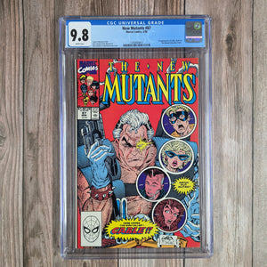 New Mutants #87 CGC 9.8 WP 1st Full Appearance of Cable & Mutant Liberation Front  (Cert 4011)