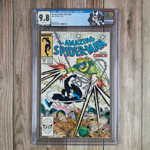 Amazing Spider-Man #299 CGC 9.8 WP Custom Label, 2nd Cameo Appearance of Venom  (Cert 6007)