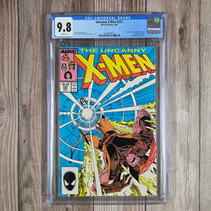 Uncanny X-Men #221 CGC 9.8 WP 1st full appearance of Mr. Sinister (Cert 9018)