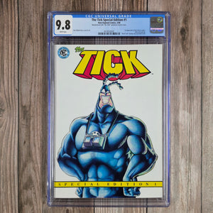 The Tick Special Edition #1 CGC 9.8 WP 1st Appearance of The Tick in Comics Limited to 5,000 copies (No. 0560) (Cert 2001)