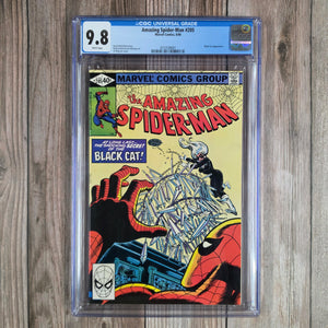 Amazing Spider-Man #205 CGC 9.8 WP Cover art by Al Milgrom (Cert 8001)