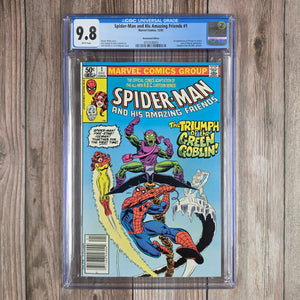 Spider-Man and His Amazing Friends #1 CGC 9.8 WP 1st Appearance of Firestar, NEWSSTAND EDITION (Cert 8025)