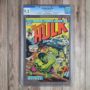 Incredible Hulk #180 CGC 9.2 1st cameo appearance of Wolverine (Cert 3015)