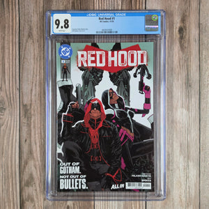 Red Hood #1 CGC 9.8 WP 1st Appearance of Henrietta Forrest, 1st Cameo Appearance of The Tower (Voice Only) (Cert 7009)