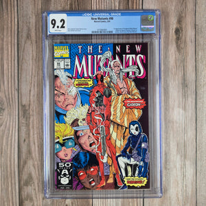 New Mutants #98 CGC 9.2 WP 1st Appearance of Deadpool, Copycat and Gideon (Cert 4001)