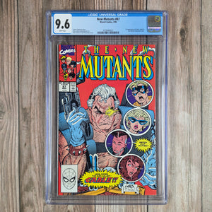 New Mutants #87 CGC 9.6 WP 1st full appearance of Cable, 1st full team appearance of the Mutant Liberation Front (Cert 8021)