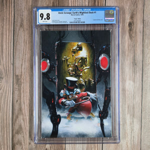 Uncle Scrooge: Earth's Mightiest Duck #1 CGC 9.8 1:100 "Virgin" Edition, historic premiere issue of the first-ever Marvel Comics limited series featuring Uncle Scrooge (cert 2007)