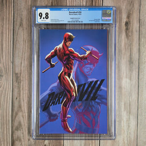 Daredevil #24 CGC 9.8 1:100 Campbell Variant Cover, Matt Murdock return to his iconic red suit (cert 2009)