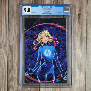 Fantastic Four #2 CGC 9.8 1:50 Besch "Virgin" Edition, Sue Storm stranded at the edge of earth's history (cert 2017)