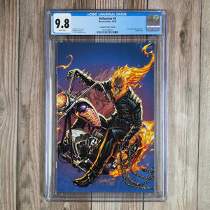 Hellverine #9 CGC 9.8 1:100 Campbell "Virgin" Edition, Hell on Earth story arc (cert 2014)
