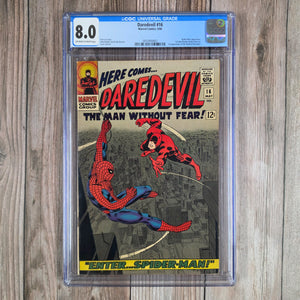 Daredevil #16 CGC 8.0 1st appearance of the Masked Marauder (cert 9002)
