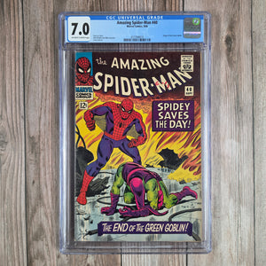 Amazing Spider-Man #40 CGC 7.0 Origin of Green Goblin (cert 8010)