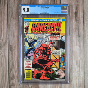 Daredevil #131 CGC 9.0 WP 1st appearance and origin of Bullseye* (cert 5003)