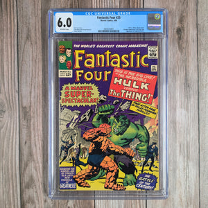 Fantastic Four #25 CGC 6.0 2nd appearance of Captain America in the Silver Age *Wilbur (cert 5001)