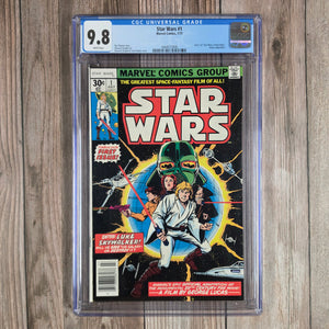 Star Wars #1 CGC 9.8 WP 1st appearance of Darth Vader, Luke, Leia & MORE! (cert 3008)