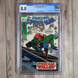 Amazing Spider-Man #90 CGC 8.0 Death of Captain George Stacy (cert 6010)