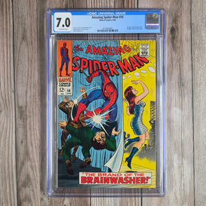 Amazing Spider-Man #59 CGC 7.0 1st cover appearance of Mary Jane Watson (cert 6005)