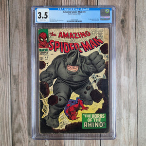 Amazing Spider-Man #41 CGC 3.5 1st appearance of Rhino (cert 5008)